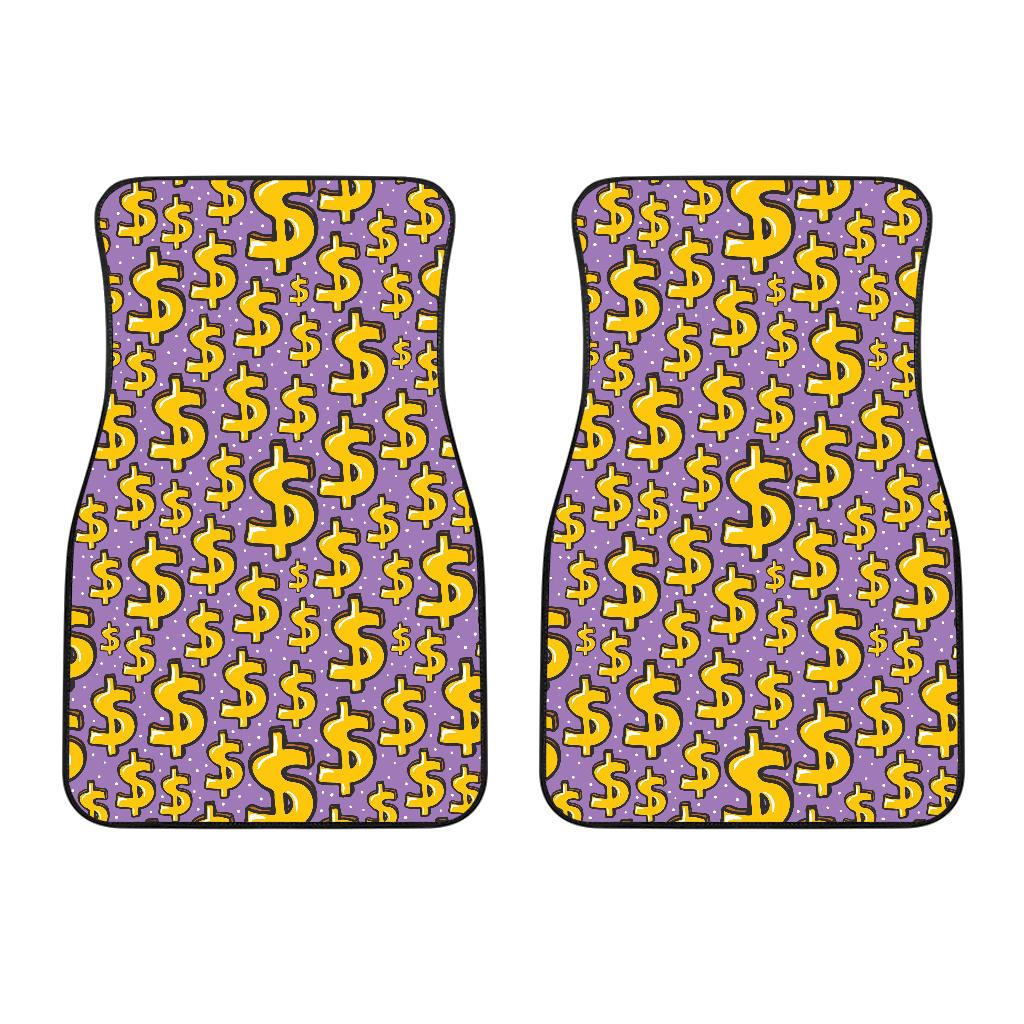 Dollar Pattern Print Design DO01 Car Floor Mats-JorJune