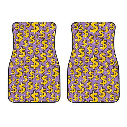 Dollar Pattern Print Design DO01 Car Floor Mats-JorJune