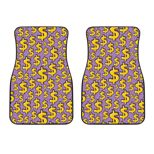 Dollar Pattern Print Design DO01 Car Floor Mats-JorJune