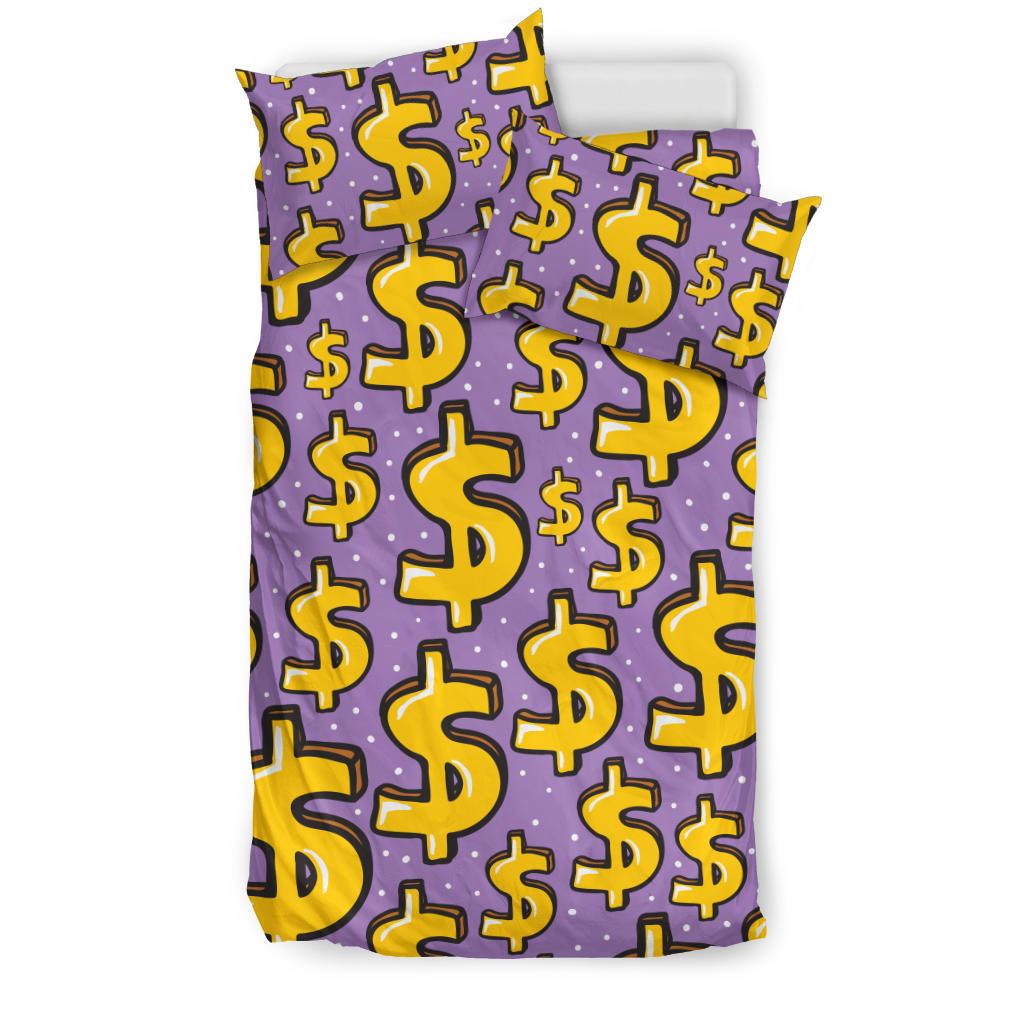 Dollar Pattern Print Design DO01 Duvet Cover Bedding Set-JORJUNE.COM