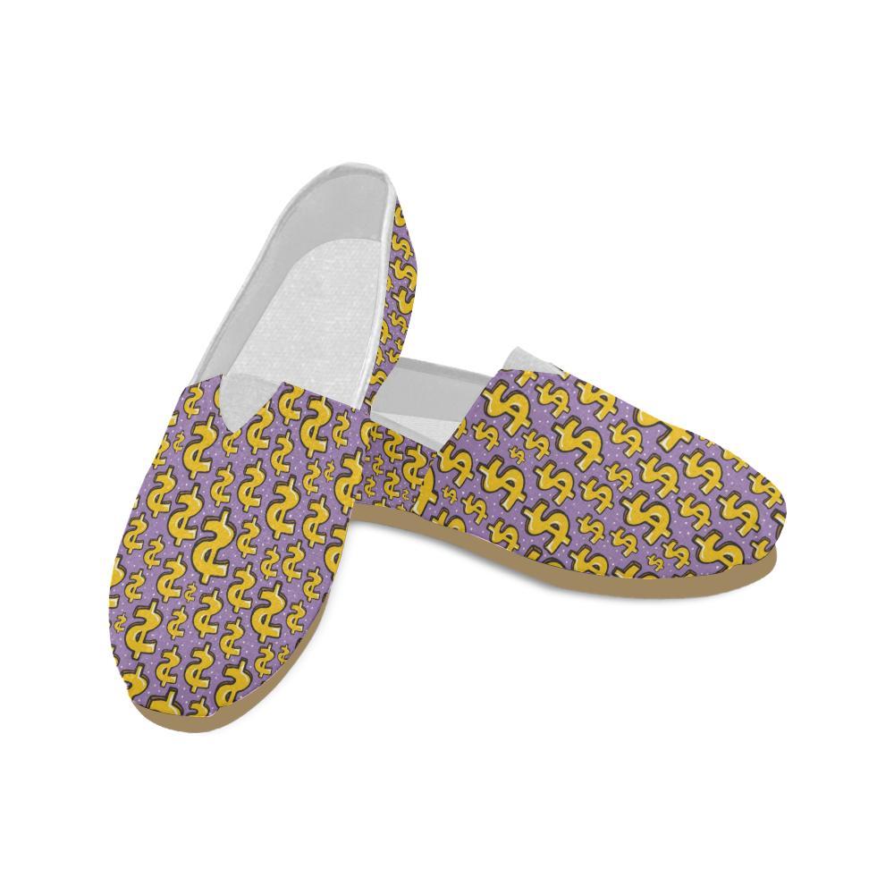 Dollar Pattern Print Design DO01 Women Casual Shoes-JorJune.com