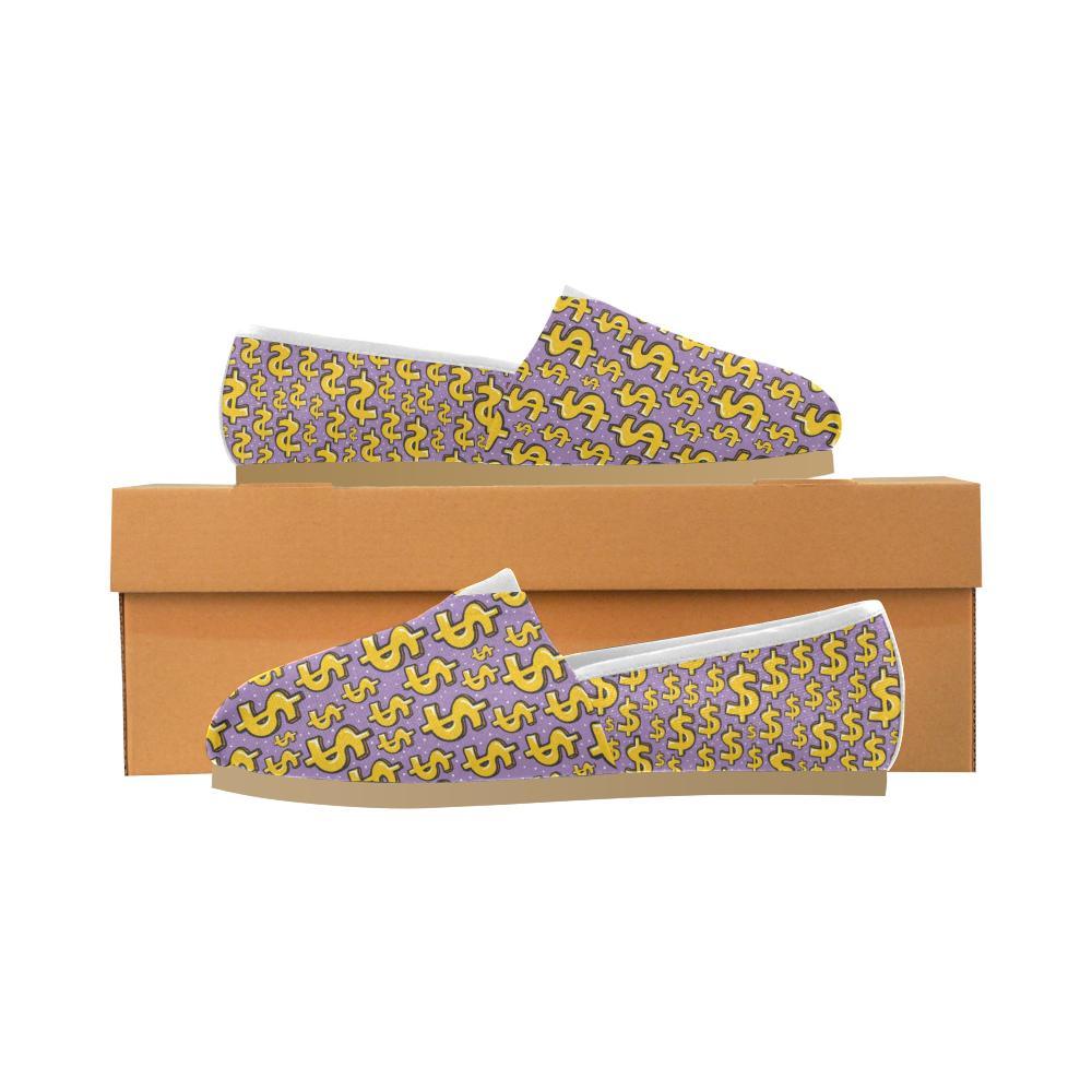 Dollar Pattern Print Design DO01 Women Casual Shoes-JorJune.com