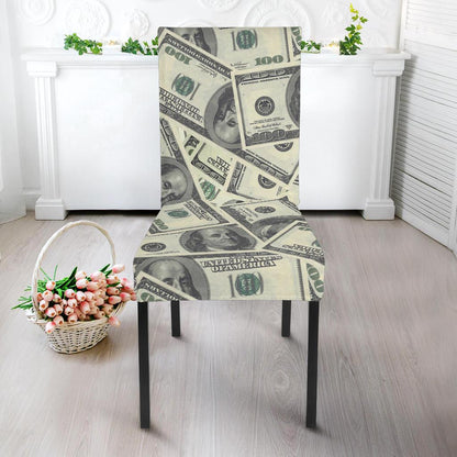 Dollar Pattern Print Design DO02 Dining Chair Slipcover-JORJUNE.COM