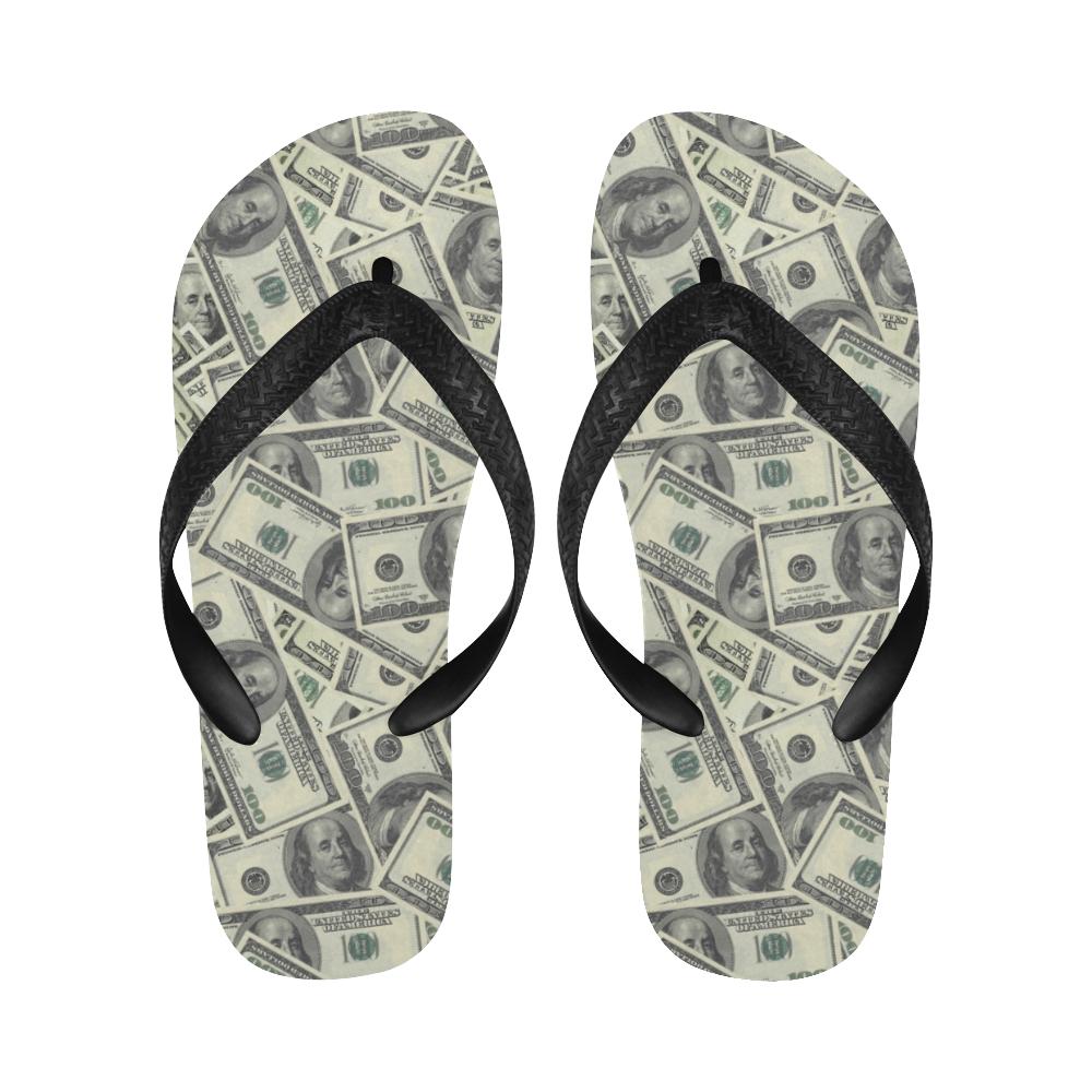 Dollar Pattern Print Design DO02 Flip Flops-JorJune