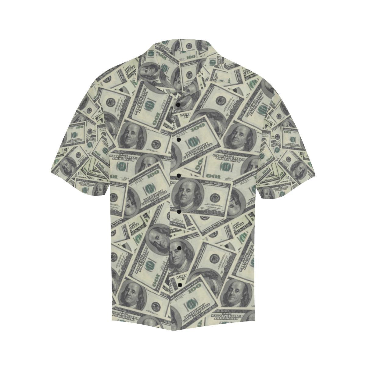 Dollar Pattern Print Design DO02 Men Hawaiian Shirt-JorJune