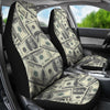 Dollar Pattern Print Design DO02 Universal Fit Car Seat Covers