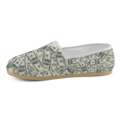 Dollar Pattern Print Design DO02 Women Casual Shoes-JorJune.com