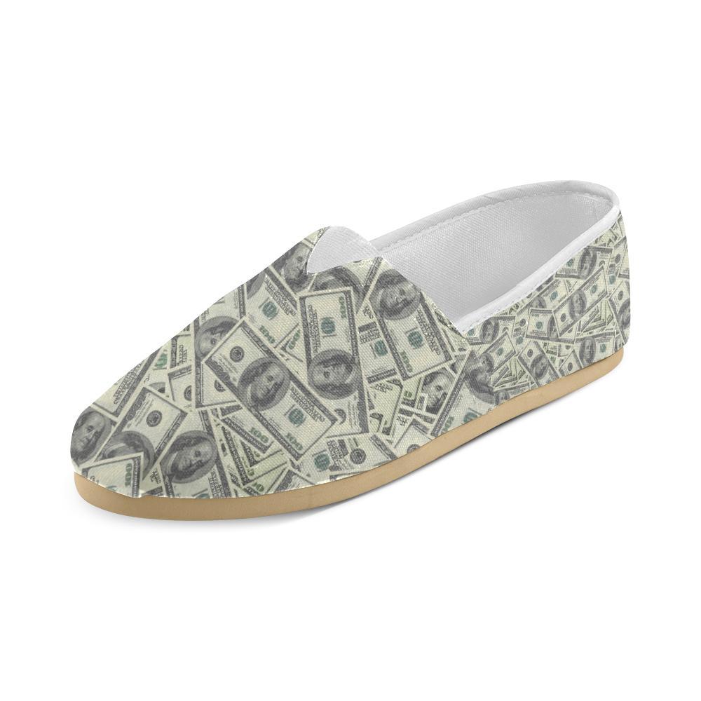 Dollar Pattern Print Design DO02 Women Casual Shoes-JorJune.com