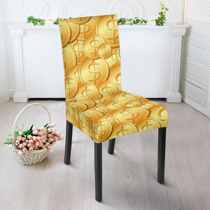 Dollar Pattern Print Design DO03 Dining Chair Slipcover-JORJUNE.COM