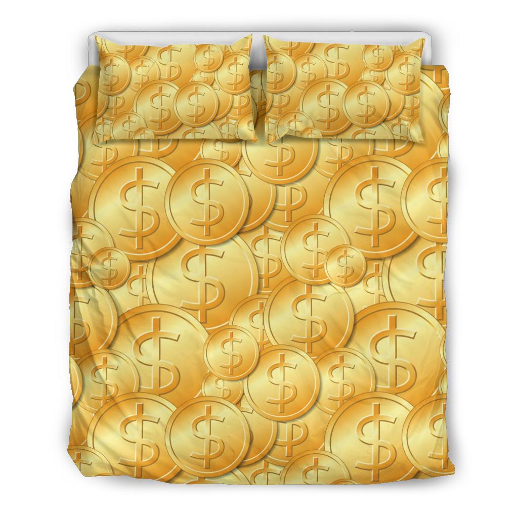 Dollar Pattern Print Design DO03 Duvet Cover Bedding Set-JORJUNE.COM