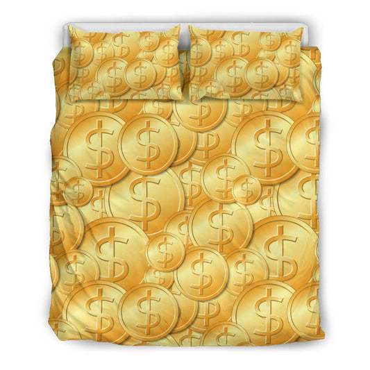 Dollar Pattern Print Design DO03 Duvet Cover Bedding Set-JORJUNE.COM