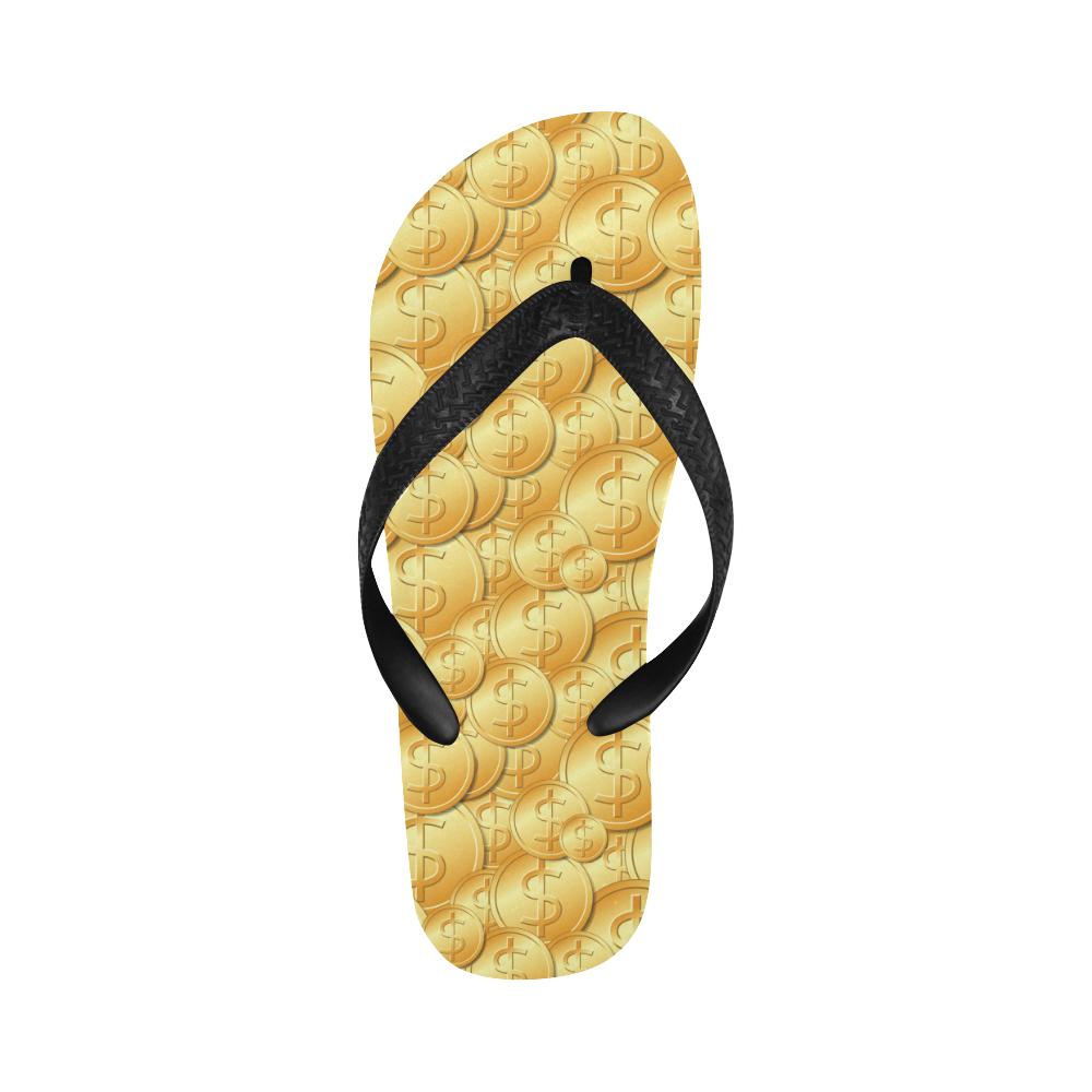 Dollar Pattern Print Design DO03 Flip Flops-JorJune