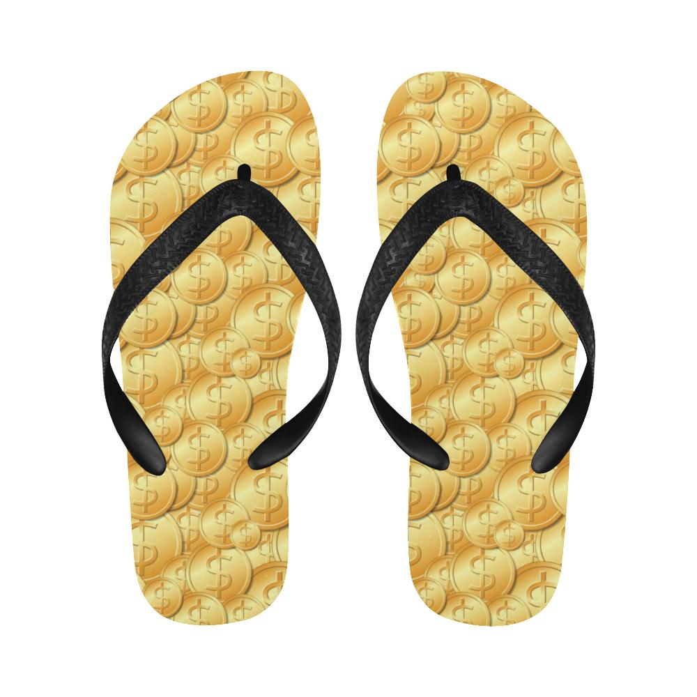 Dollar Pattern Print Design DO03 Flip Flops-JorJune