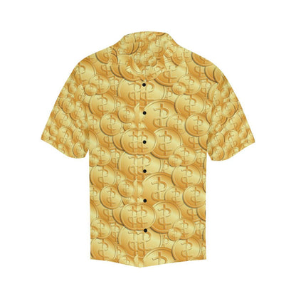 Dollar Pattern Print Design DO03 Men Hawaiian Shirt-JorJune