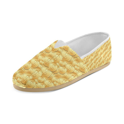 Dollar Pattern Print Design DO03 Women Casual Shoes-JorJune.com