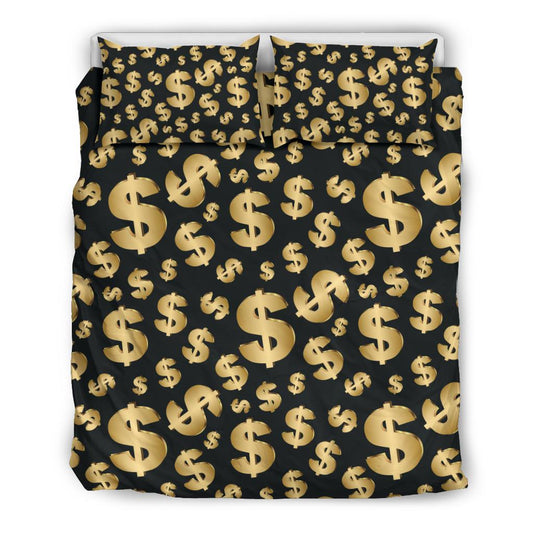 Dollar Pattern Print Design DO04 Duvet Cover Bedding Set-JORJUNE.COM