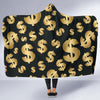 Dollar Pattern Print Design DO04 Hooded Blanket-JORJUNE.COM