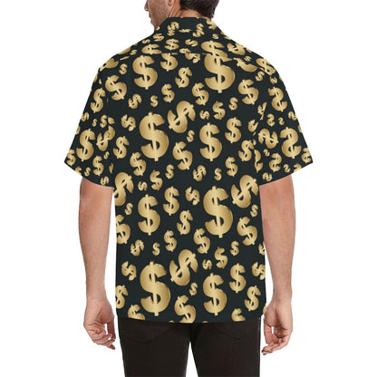 Dollar Pattern Print Design DO04 Men Hawaiian Shirt-JorJune