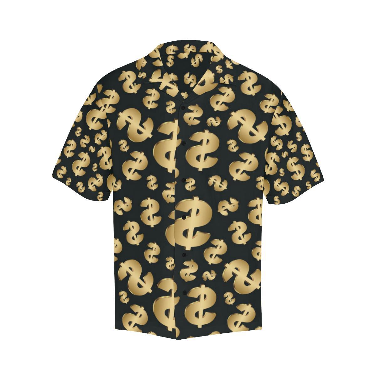 Dollar Pattern Print Design DO04 Men Hawaiian Shirt-JorJune