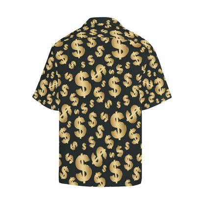 Dollar Pattern Print Design DO04 Men Hawaiian Shirt-JorJune