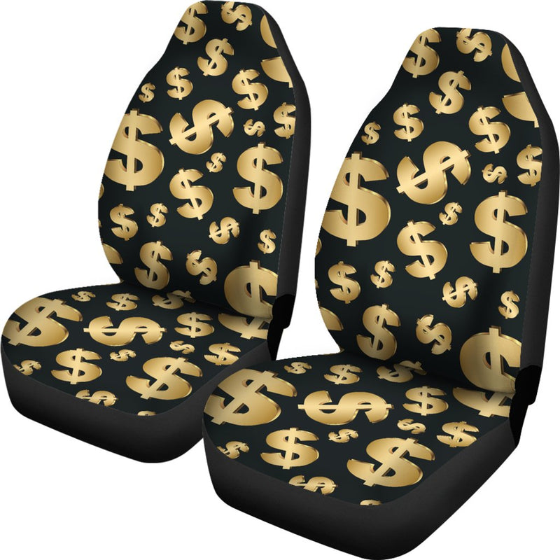 Dollar Pattern Print Design DO04 Universal Fit Car Seat Covers