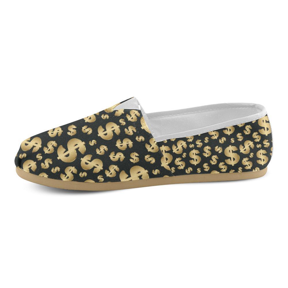 Dollar Pattern Print Design DO04 Women Casual Shoes-JorJune.com