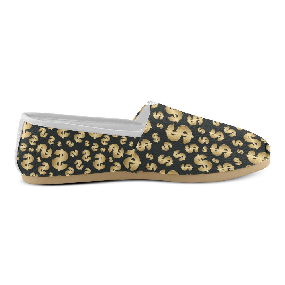 Dollar Pattern Print Design DO04 Women Casual Shoes-JorJune.com