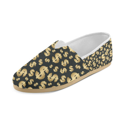 Dollar Pattern Print Design DO04 Women Casual Shoes-JorJune.com