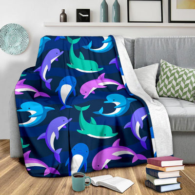 Dolphin Baby Fleece Blanket