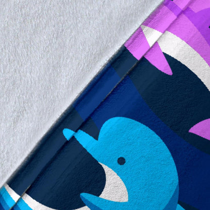 Dolphin Baby Fleece Blanket
