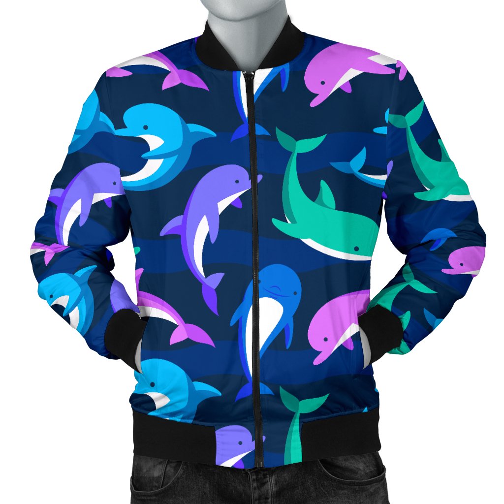 Dolphin Baby Men Casual Bomber Jacket