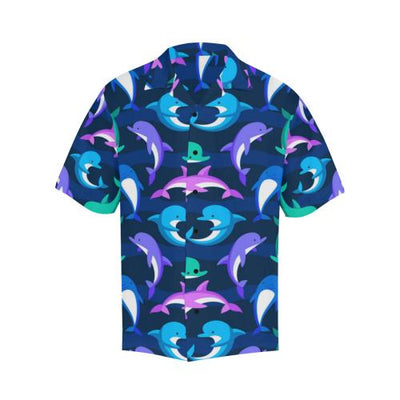 Dolphin Baby Men Hawaiian Shirt