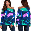 Dolphin Baby Off Shoulder Sweatshirt