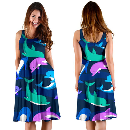 Dolphin Baby Sleeveless Mini Dress
