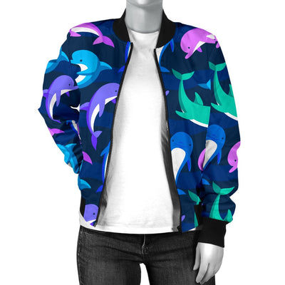 Dolphin Baby Women Casual Bomber Jacket