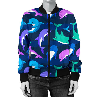 Dolphin Baby Women Casual Bomber Jacket