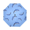 Dolphin Blue Print Automatic Foldable Umbrella