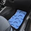 Dolphin Blue Print Car Floor Mats