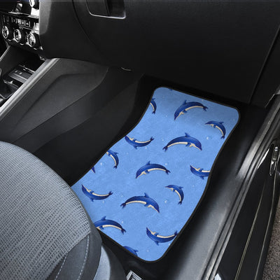 Dolphin Blue Print Car Floor Mats