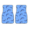 Dolphin Blue Print Car Floor Mats