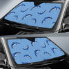 Dolphin Blue Print Car Sun Shade-JorJune