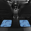 Dolphin Blue Print Front and Back Car Floor Mats