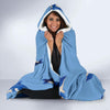 Dolphin Blue Print Hooded Blanket-JORJUNE.COM