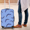 Dolphin Blue Print Luggage Cover Protector