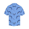 Dolphin Blue Print Men Hawaiian Shirt