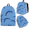 Dolphin Blue Print Premium Backpack