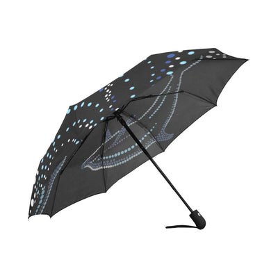 Dolphin Dot Design Automatic Foldable Umbrella