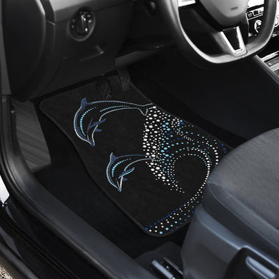 Dolphin Dot Design Car Floor Mats