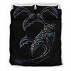 Dolphin Dot Design Duvet Cover Bedding Set