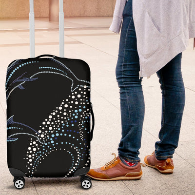 Dolphin Dot Design Luggage Cover Protector